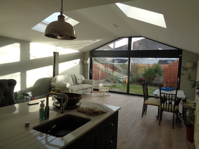 Single storey dwelling rear extension in Maynooth, Co. Kildare